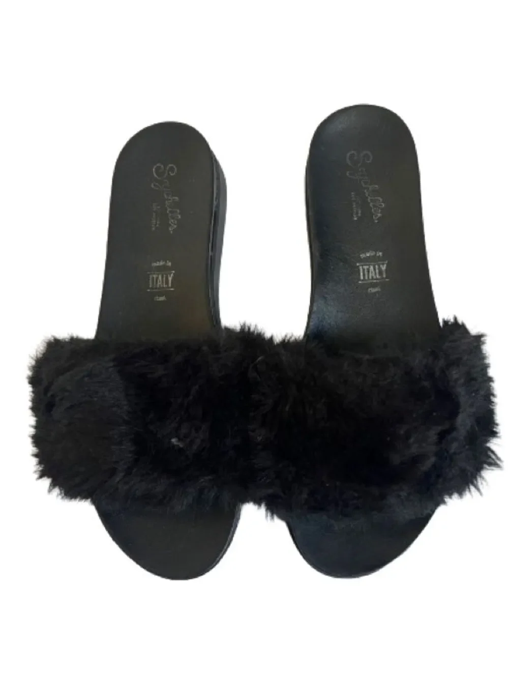 Seychelles Beyond Reason Slides Black. Size 8